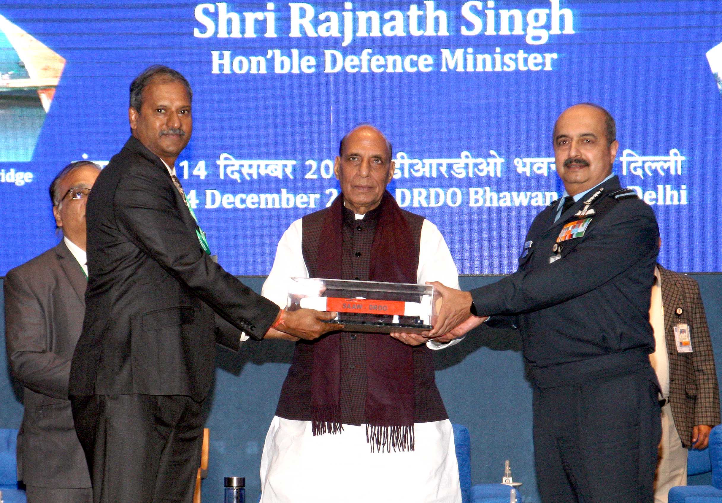 RM hands over DRDO Product & ToT to Services and Industry